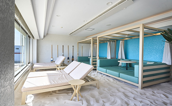 砂浜ラウンジの画像