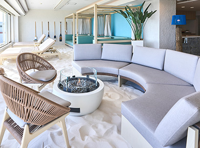 砂浜ラウンジ画像