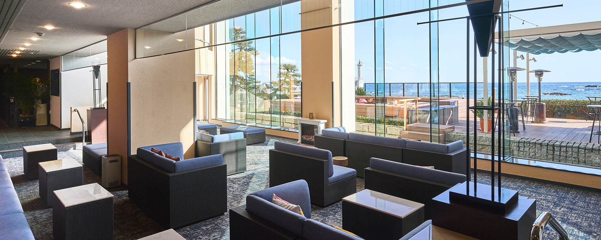 大洗ホテルの内観