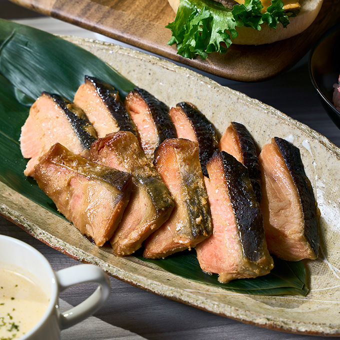 焼き鮭の画像