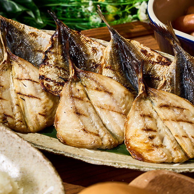 アジの開きの画像