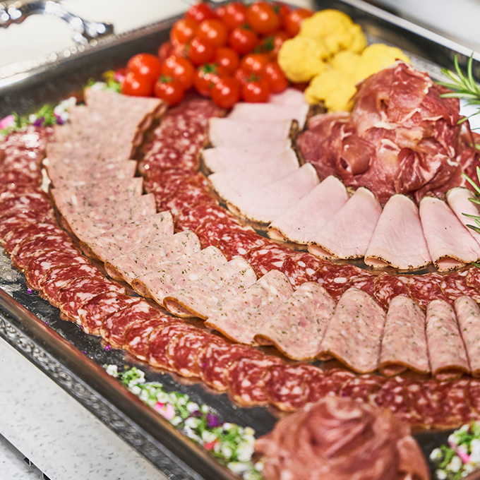 ハムの盛り合わせ