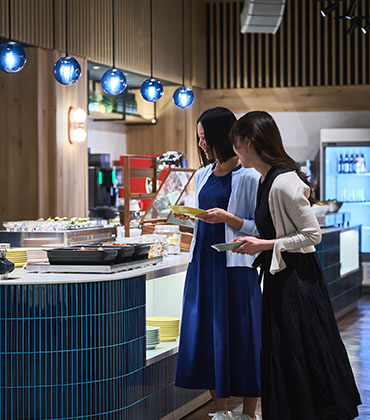 朝食ビュッフェ