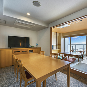 スタイリッシュツインルームの内観