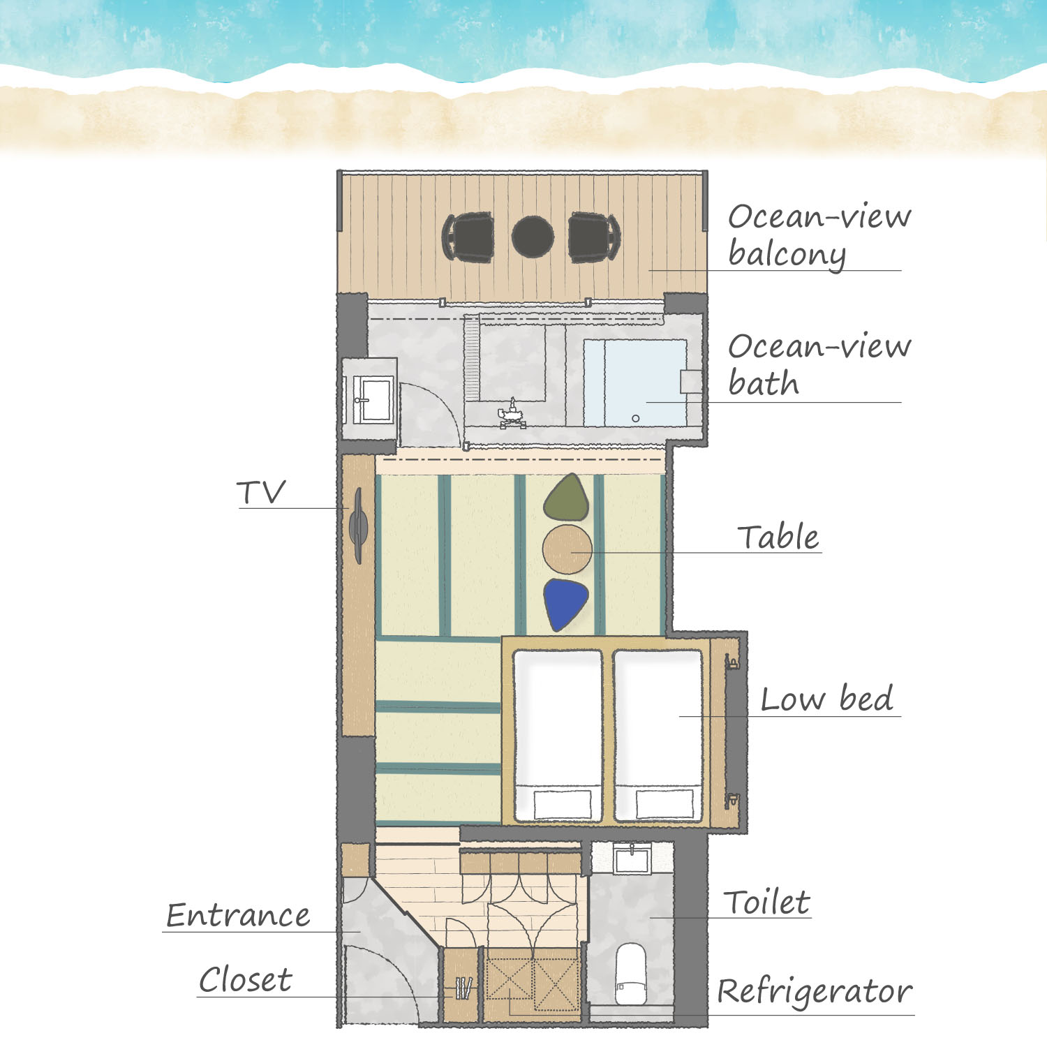 ネオモダン和室Bタイプ間取り図