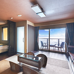 プレミアムルームアジアンの内観