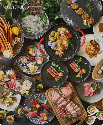 豪華なバイキングで食欲全開の秋！のイメージ