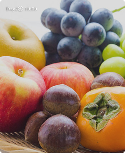 収穫の秋を満喫のイメージ