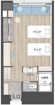モデレートルームの見取り図