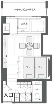 Bタイプの見取り図