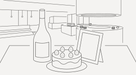 ディナーのイラスト画像