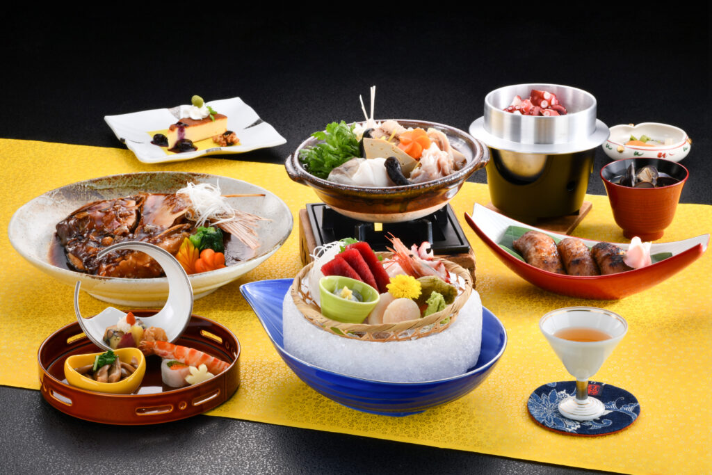 【販売終了】個室会場で頂くあんこう鍋と常陸牛の握り和食会席プラン